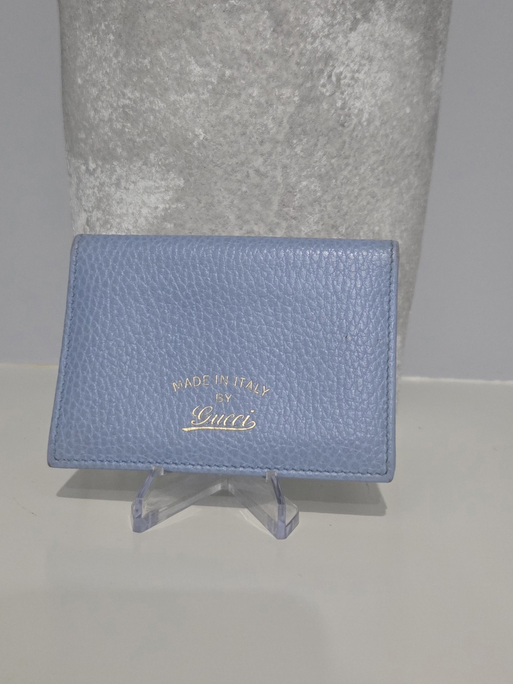 Gucci Swing Leather Card Case / Pass Holder / COA Included